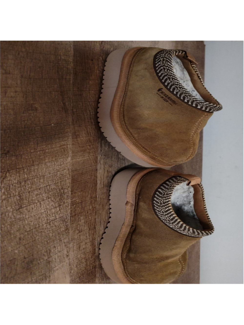 Women's Koolaburra by UGG Brown Suede Slippers - Picture 3 of 6